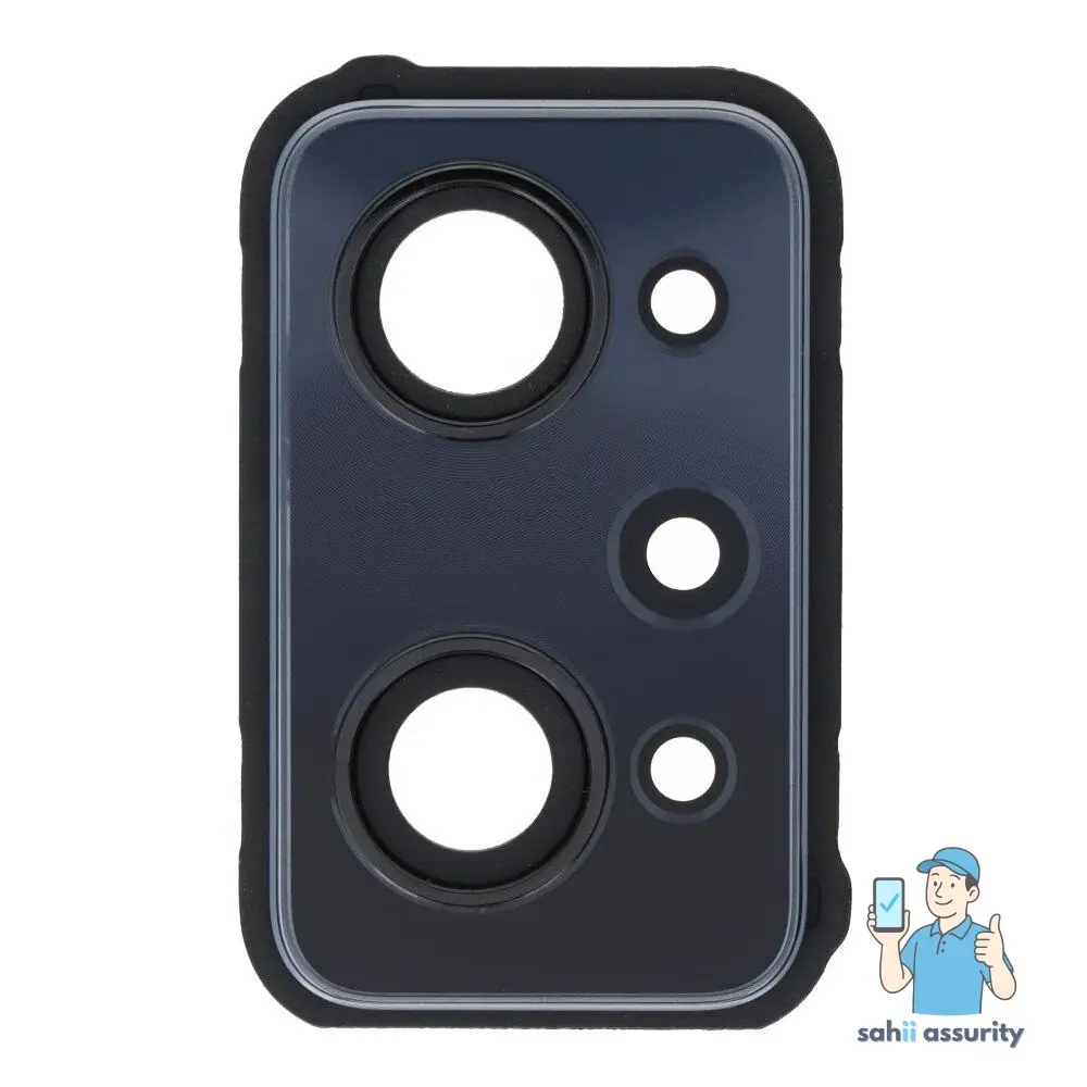 Camera Lens Glass with Frame for Realme GT Neo 2 Black thumbnail